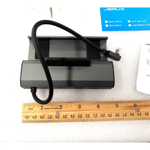 JSAUX Docking Station fits Steam Deck 5-in-1 Dock USBC HDMI Network Type C. - Picture 7 of 9
